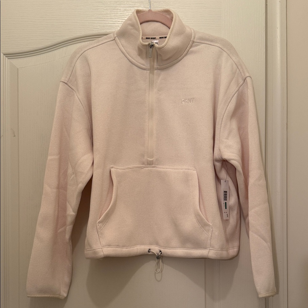 DKNY Cream Knit Pullover